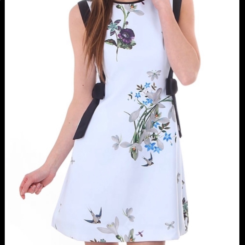 Ted baker bow detail dress